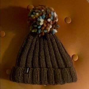 Multicolor Pom Beanie
